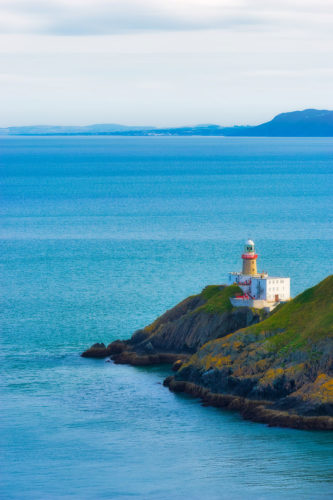 The Baily Lighthouse and Dublin Bay, as Seen from Howth, Ireland.