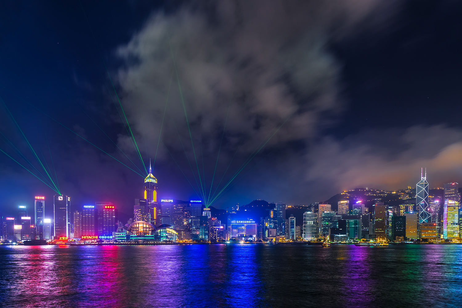 Light and Laser Show in Hong Kong