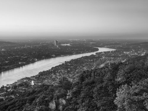 Königswinter, Germany - The View from the Drachenfels towards the Rhine