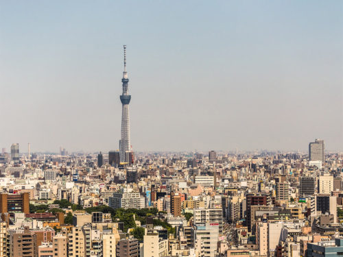 Panorama of Tokyo with the Skytree
