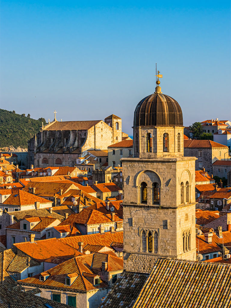 Dubrovnik, Croatia - The Old Town in Warm Late-Afternoon Light