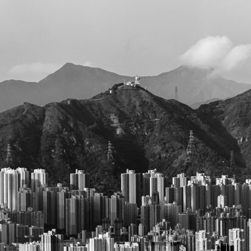 Kowloon as Seen from Victoria Peak in Hong Kong