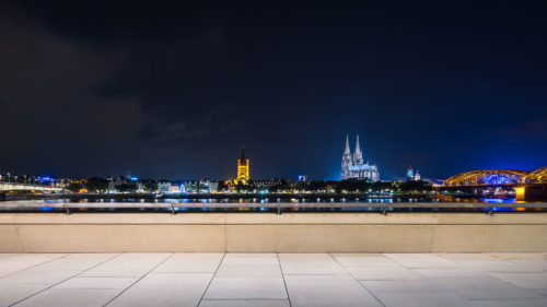 Cologne Skyline at Night, Germany