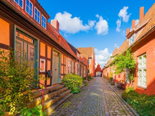 Stralsund, Germany - A Cozy Street in the Old Town